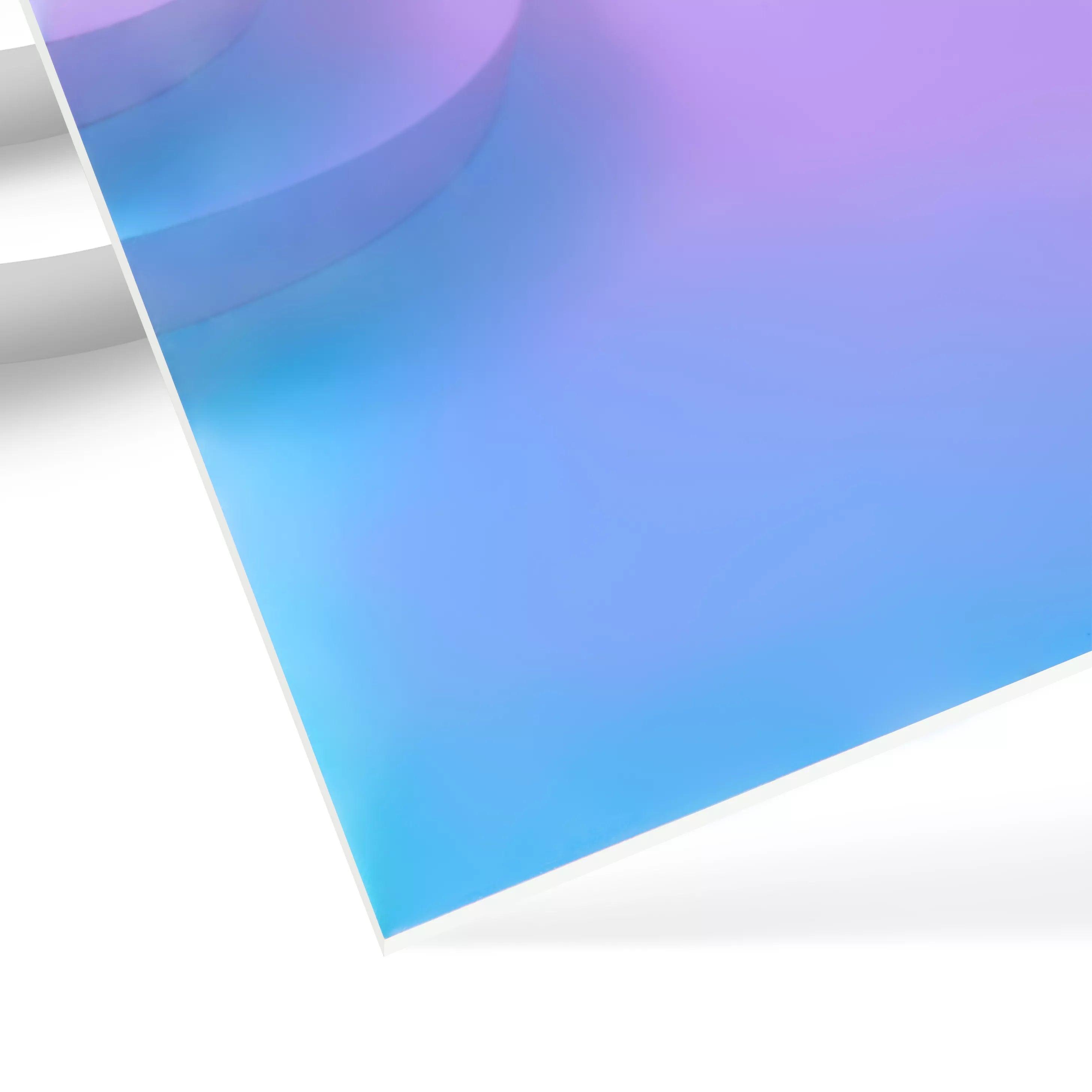 Plaque d'acrylique plexiglas iridescent transparent d'une épaisseur de 3 mm (3 pcs) - xTool France Store